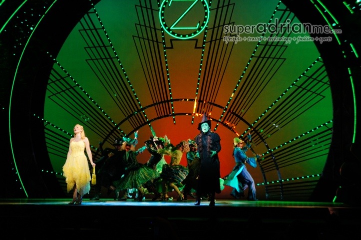 Wicked, The Musical in Singapore in 2011