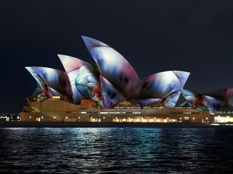 Vivid Sydney 17 - Lighting Sails Microsite Tiles (Vivid Live 2017 Photo)