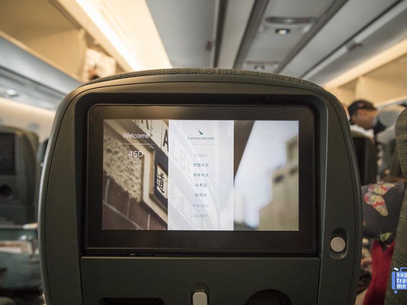 Cathay Pacific In Flight Entertainment A350