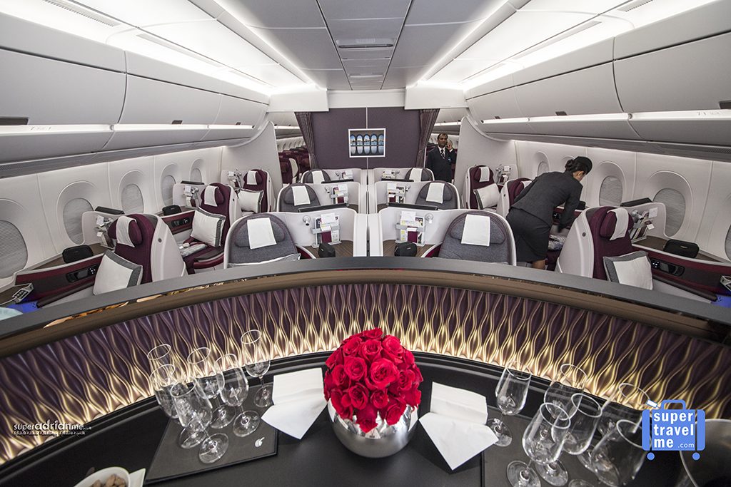 Qatar Airways Business Class Cabin 2