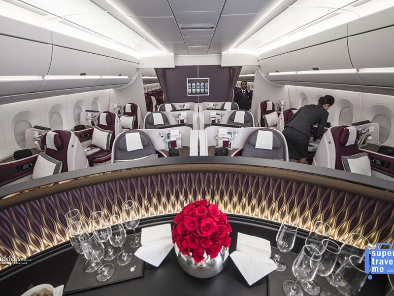 Qatar Airways Business Class Cabin 2
