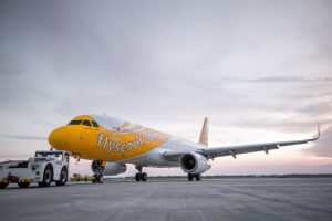 Tigerair A320 aircraft repainted with Scoot Livery (Photo credit: Scoot)