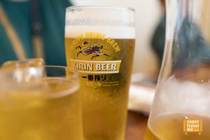 Enjoy refreshing Kirin Beer