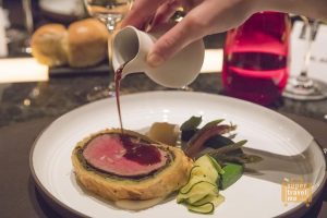 The Savoy, London's Traditional Beef Wellington served at the Exquisite British Gourmet Dinner at View Restaurant and Bar in Fairmont Jakarta on 26 and 27 August 2017