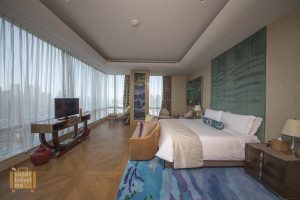Bedroom in The Raffles Suite at Raffles Jakarta