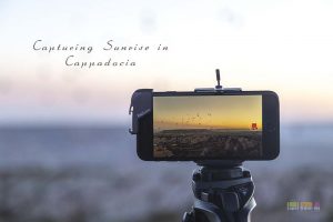 Capturing the sunrise in Cappadocia