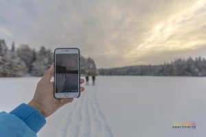 Roaming Man - Going live on social media in Espoo, Finland