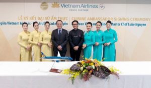 Australian-Vietnamese Chef Luke Nguyen has been enlisted as Vietnam Airlines' first Global Cuisine Ambassador. (Vietnam Airlines photo)