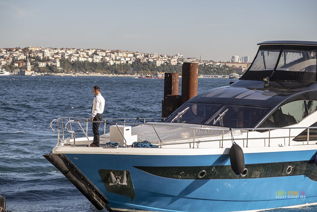 Hire a private yacht and sail down the Bosphorus