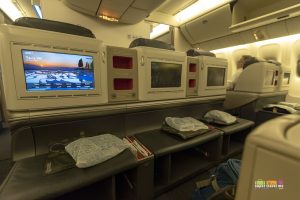 Turkish Airlines Business Class in its B777-300ER aircraft.