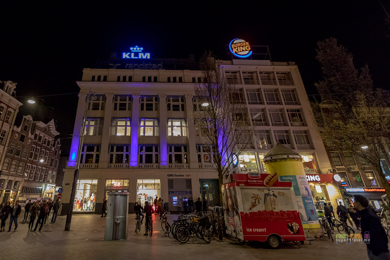 KLM in Amsterdam