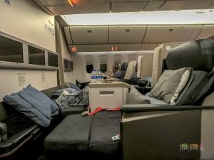 Turkish Airlines Business Class seat in B777-300ER 5681