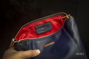 Inside the Malaysia Airlines First Class Amenity Kit pouch for women