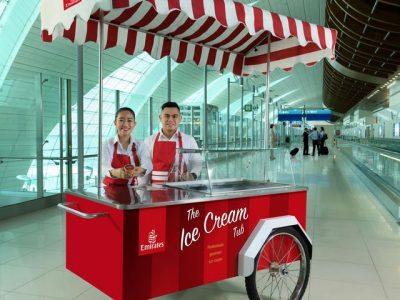 Summer just got cooler with Emirates’ complimentary ice cream service (Emirates photo)