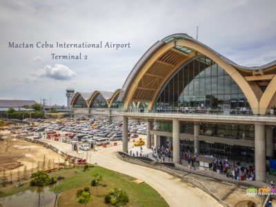 The exterior of Mactan Cebu International Airport Terminal 2
