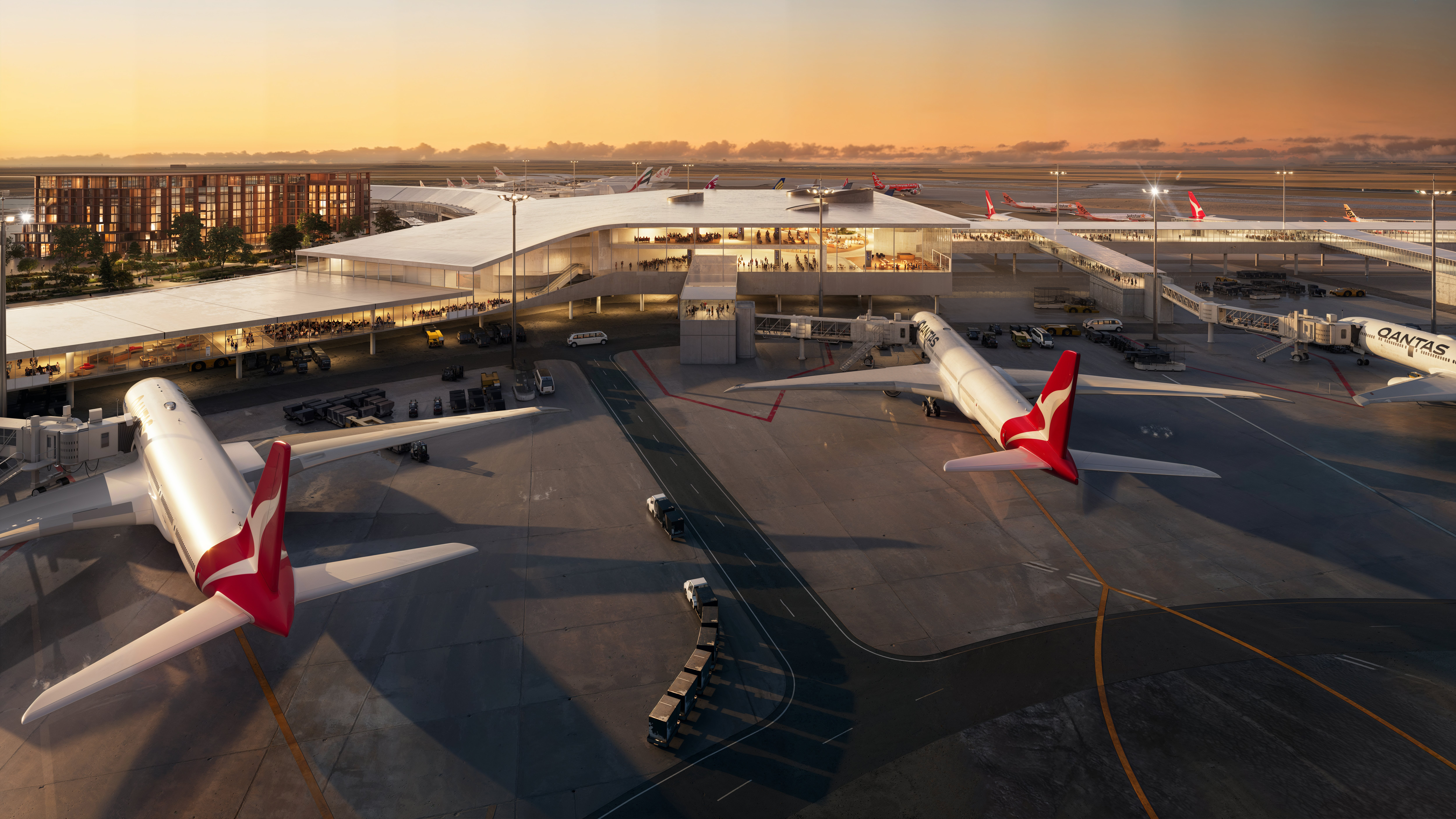 Perth Airport Vision Departure