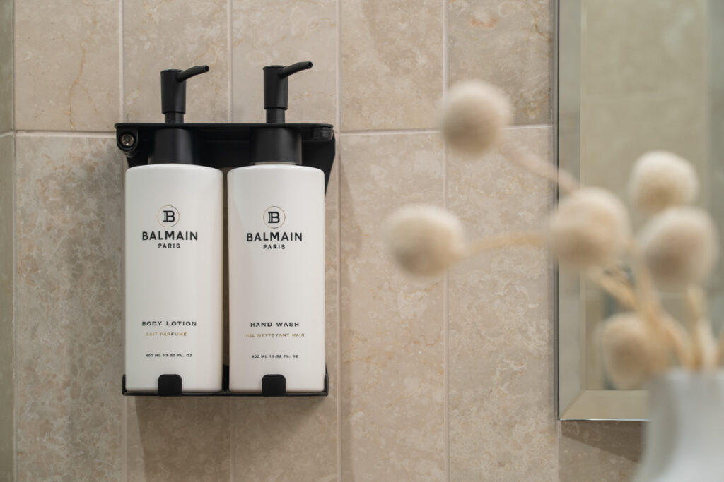 Balmain Paris Hair Couture Bath amenity at Sofitel Sydney Wentworth