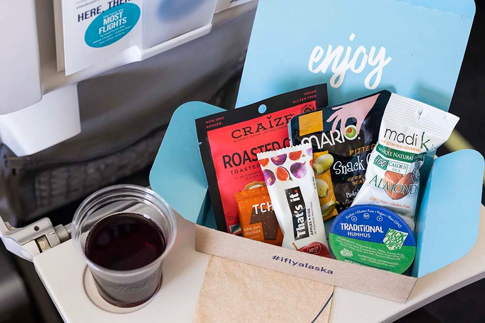 Inflight Snack Pack (Alaska Airlines photo)