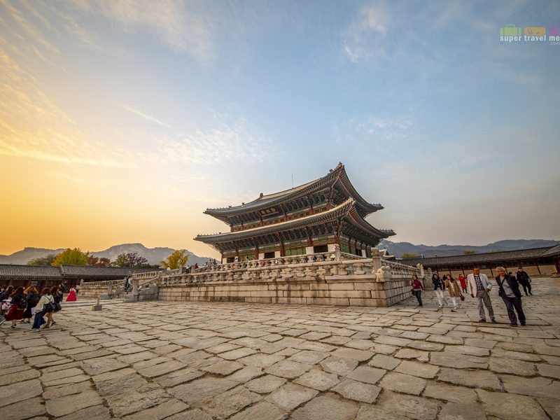 Sunset at Gyeongbokgung Palace (경복궁), Seoul