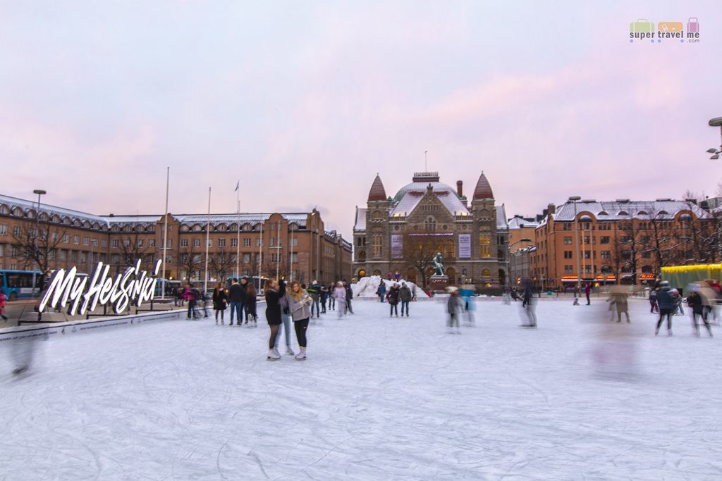 Ice Skating in Helsinki