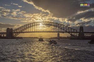 Sydney Harbour Bridge at twilight