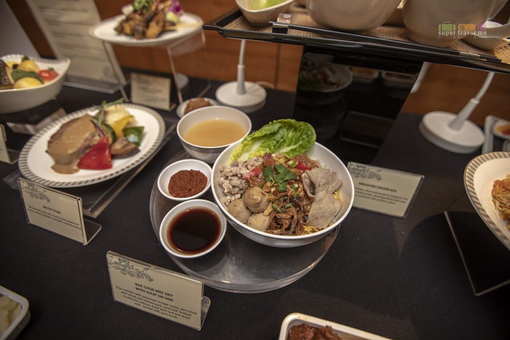 Singapore Airlines Business Class Mains - Bak Chor Mee at the SIA World Gourmet Forum 2019