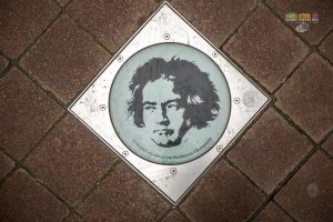 Bonn's walk of fame. Featuring Ludwig Van Beethoven.