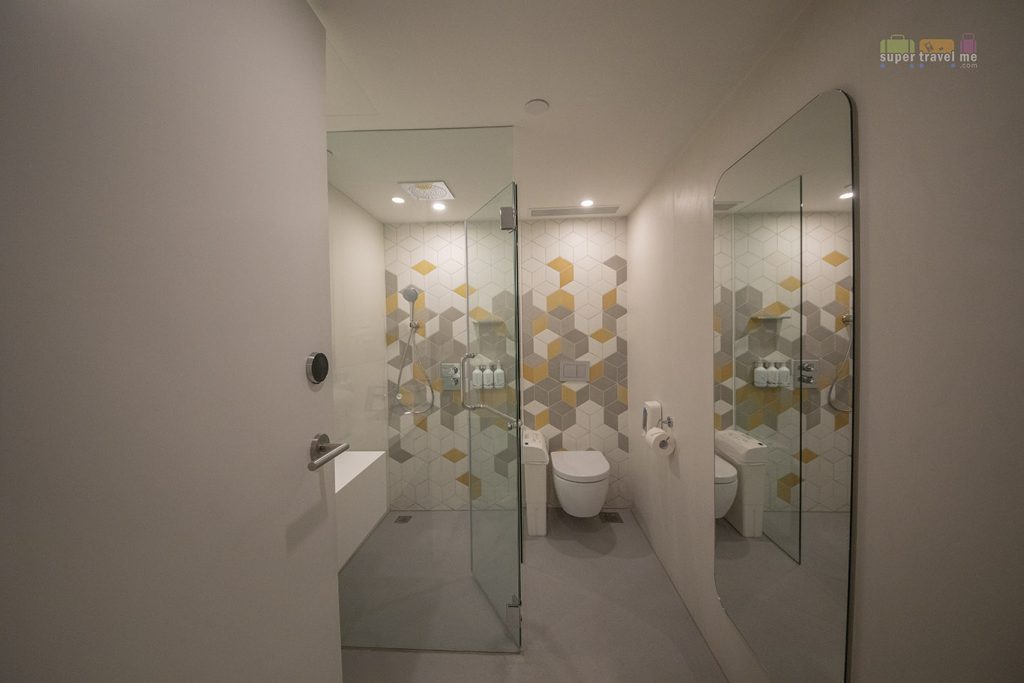 Shower Suites at YOTELAIR at Jewel Changi Airport, Singapore