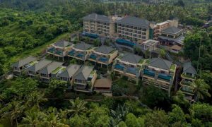 Aerial View of SereS Springs Resort & Spa, Singakerta Bali