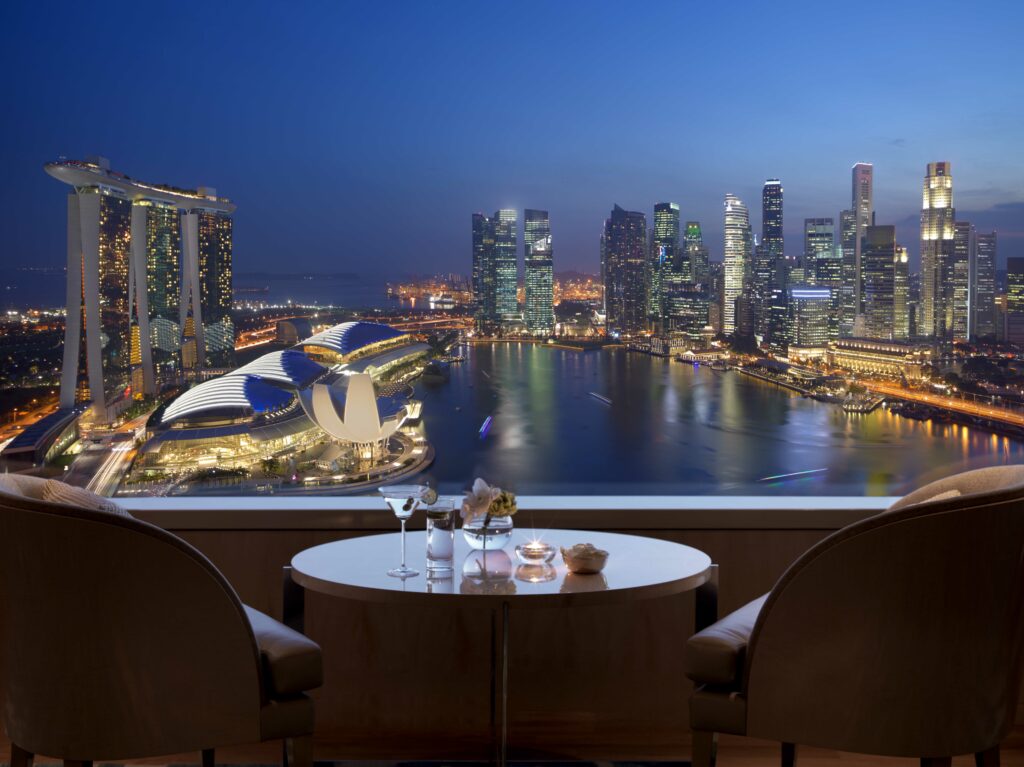 The Ritz-Carlton Millenia Singapore Club Lounge View