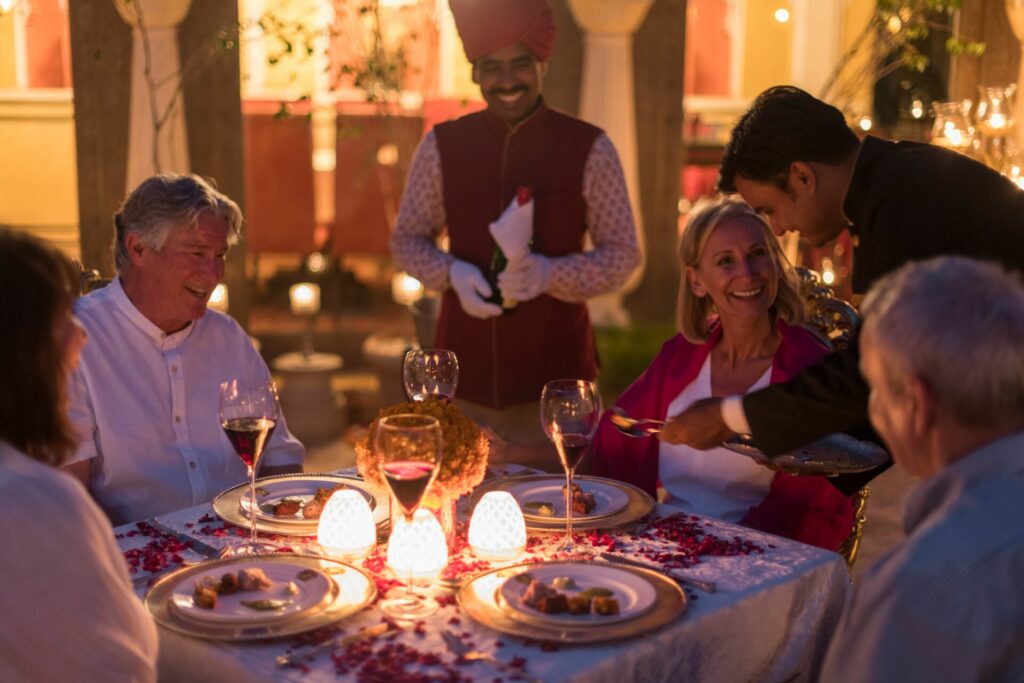 Exceptional Dining in Jaipur India (Luxury Gold photo)