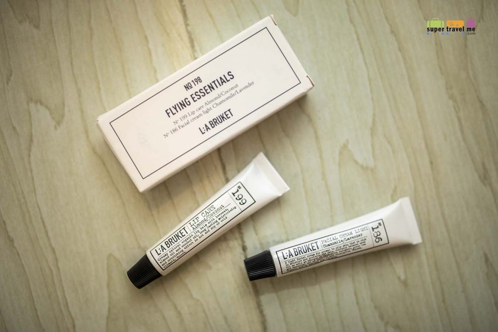 L:A Bruket skin care products in Finnair lounges, airplane cabins and amenity kits