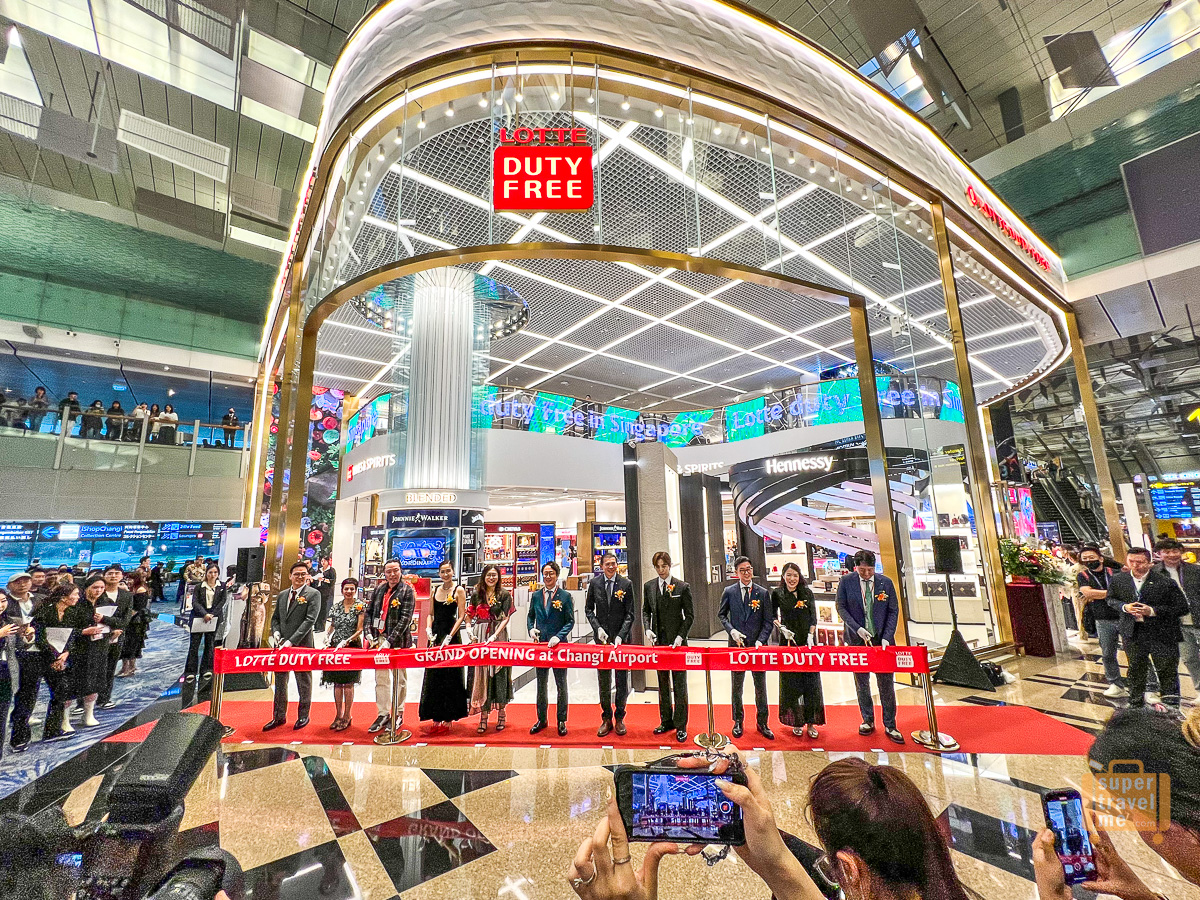 Lotte Duty Free Changi Airport Terminal 3 Grand Opening on 19 January 2024