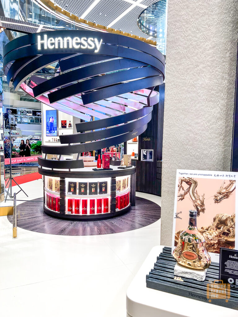 Hennessy Shop-in-Shop Boutique at Lotte Duty Free Changi Airport Terminal 3