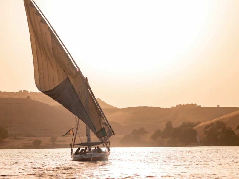 Passport Moments- Felucca sailing in Egypt (Luxury Gold photo)