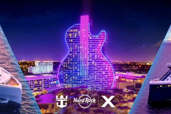 Millions of loyalty members from Hard Rock International, Royal Caribbean International and Celebrity Cruises can now enjoy reciprocal benefits through each company’s casino rewards programs anytime they play, stay, dine or shop at participating properties or ships. (Source: Hard Rock International)
