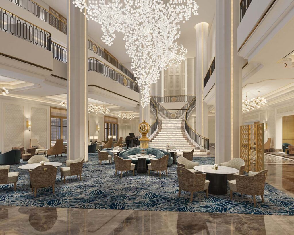 Waldorf Astoria Hanoi Lobby © 2022 Hilton